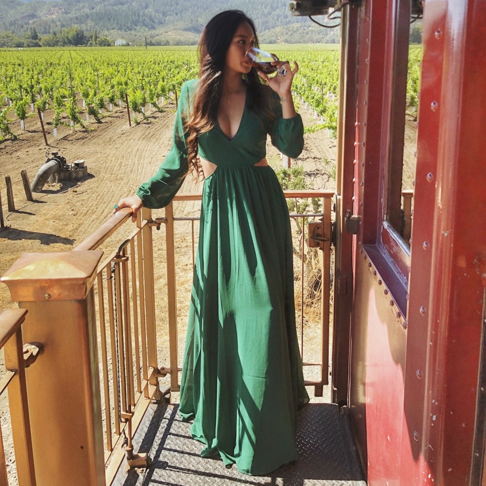 Pre-loved Green Long Dress 💚